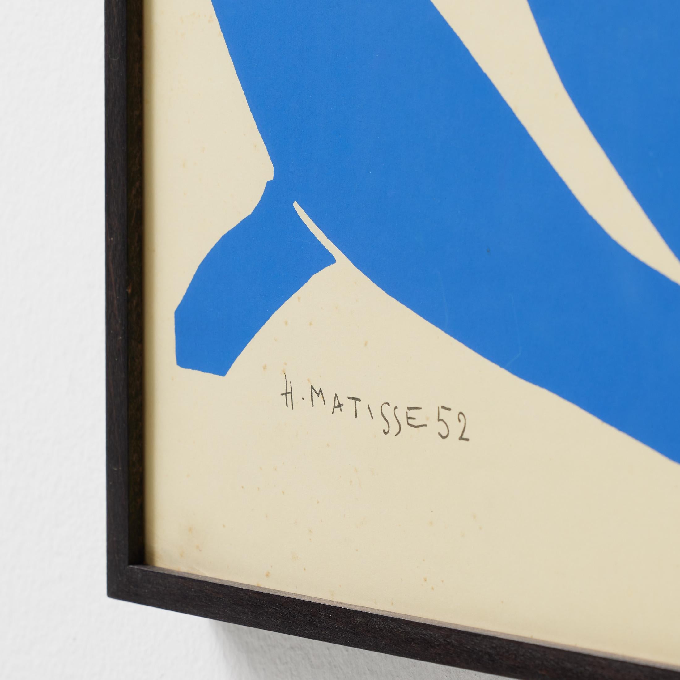 Framed Henri Matisse Cut Out Blue Lithograph Nu Bleu I, 1980 im Angebot 6