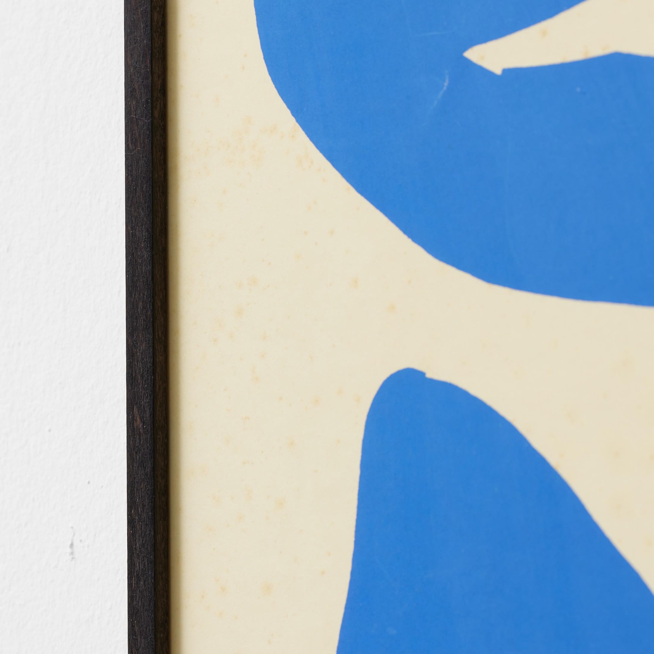 Framed Henri Matisse Cut Out Blue Lithograph Nu Bleu I, 1980 im Angebot 7