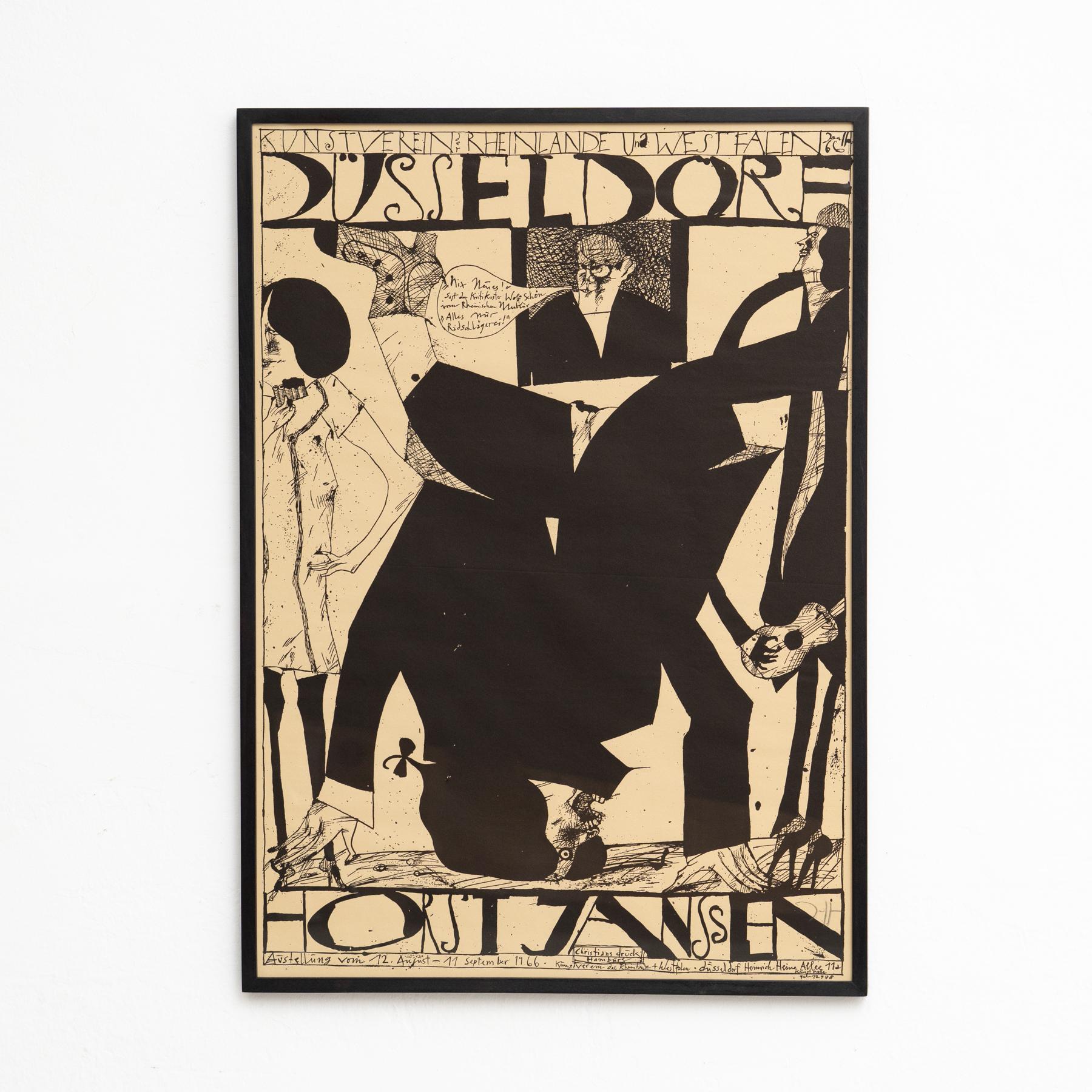 Gerahmter Horst Janssen signierter Druck - 'Disseldorf', surrealistische Schwarz-Weiß-Kunst

Erweitern Sie Ihre Kunstsammlung mit diesem atemberaubenden, handsignierten Druck des renommierten Künstlers Horst Janssen mit dem Titel 