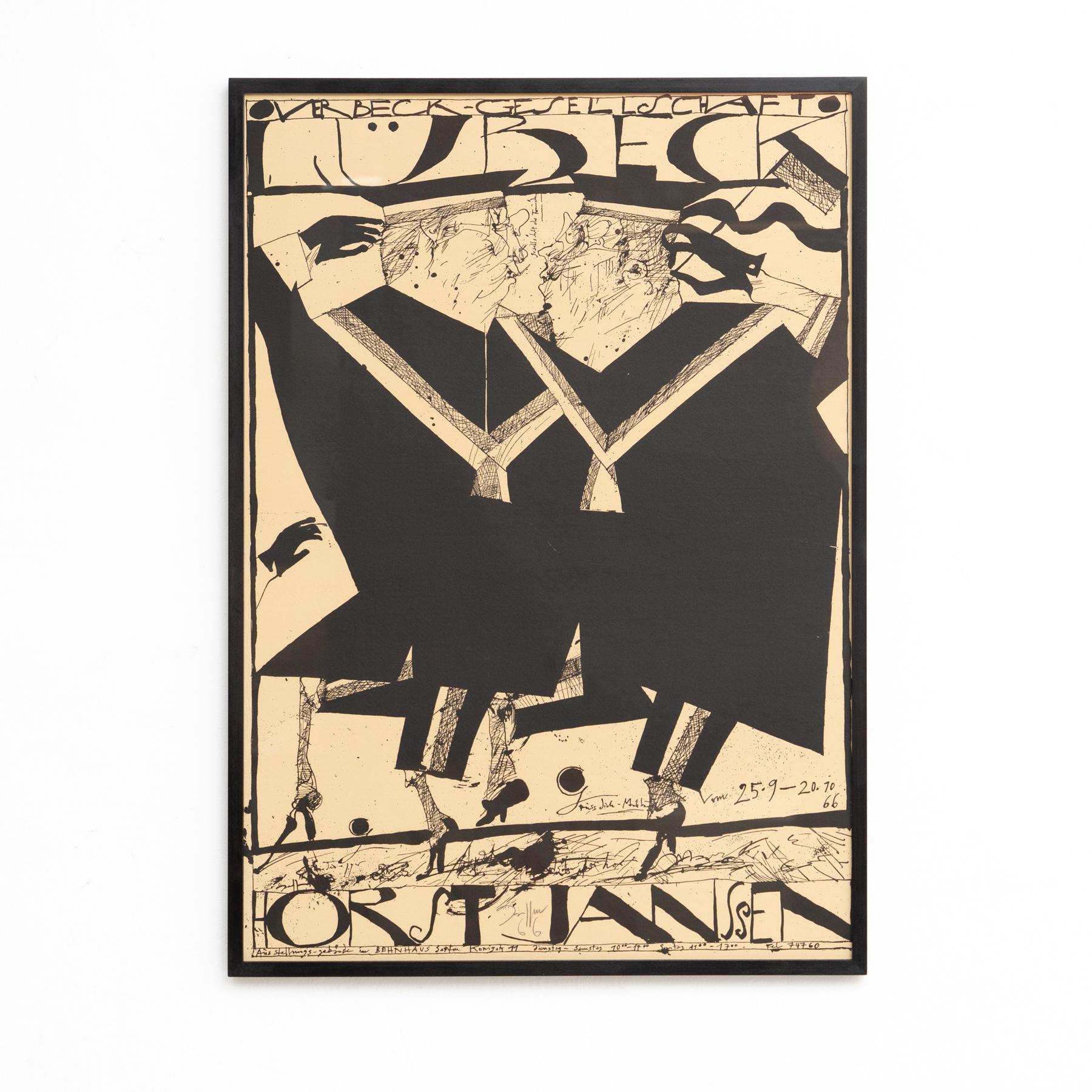 Gerahmter Horst Janssen signierter Druck - 'Lubeck', surrealistische Schwarz-Weiß-Kunst

Erweitern Sie Ihre Kunstsammlung mit diesem atemberaubenden, handsignierten Druck des renommierten Künstlers Horst Janssen mit dem Titel 