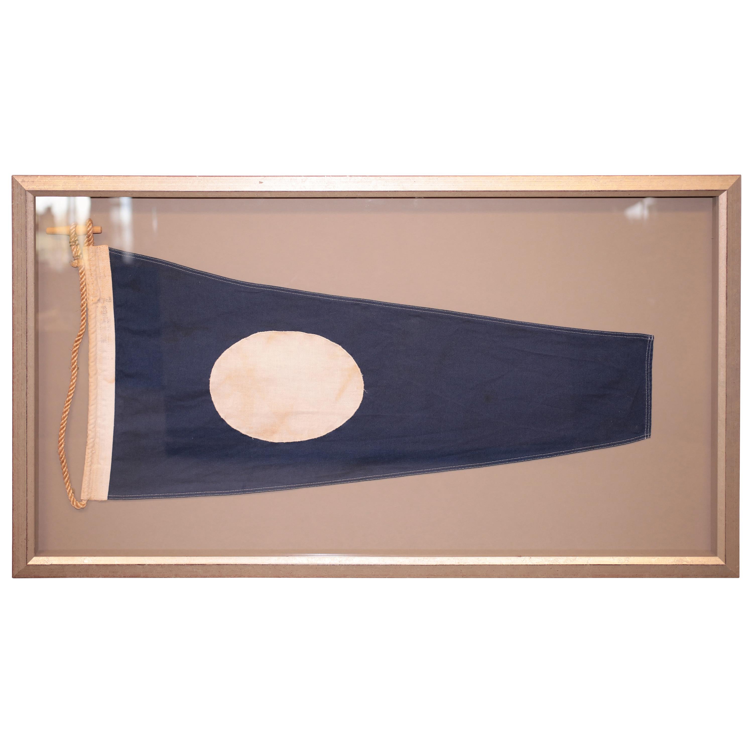 Framed ICS Numeral Pennant 2 For Sale