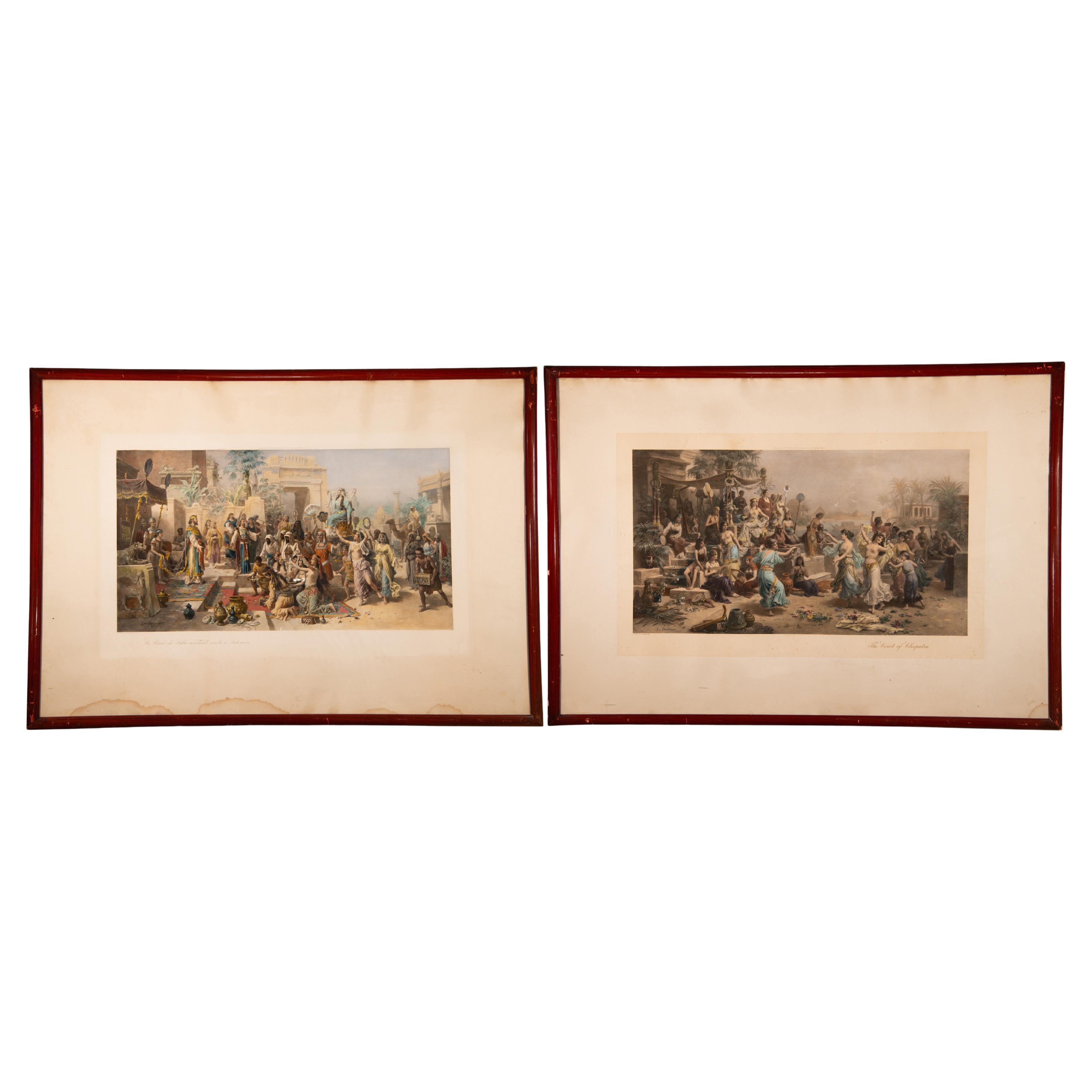 Illustrazioni incorniciate. Dopo Emanuel Oberhauser, Emanuel. Inizio del XX secolo.
