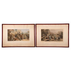 Illustrations encadrées. D'après OBERHAUSER, Emanuel Début du 20e siècle.