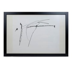 Framed Ink on Paper by Philip Renteria