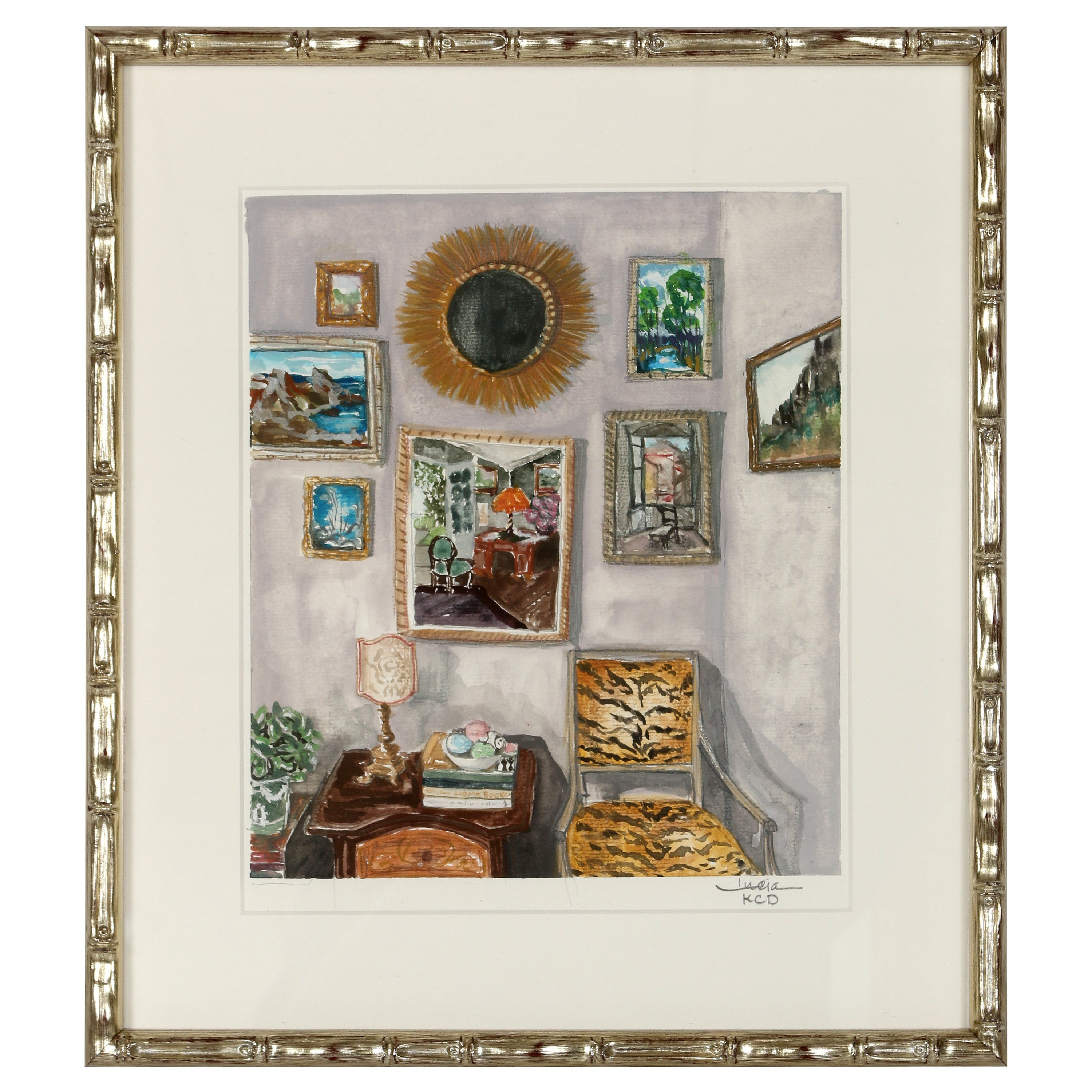 Gerahmtes Interieur