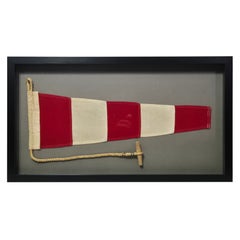 Framed International Code of Signals Answering Pennant