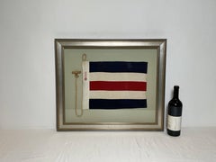 Framed International Code of Signals Charlie (C) Linen Flag