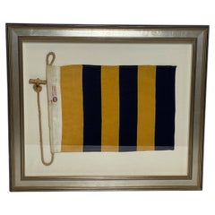 Framed International Code of Signals Golf (G) Linen Flag
