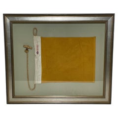 Framed International Code of Signals Quebec (Q) Linen Flag