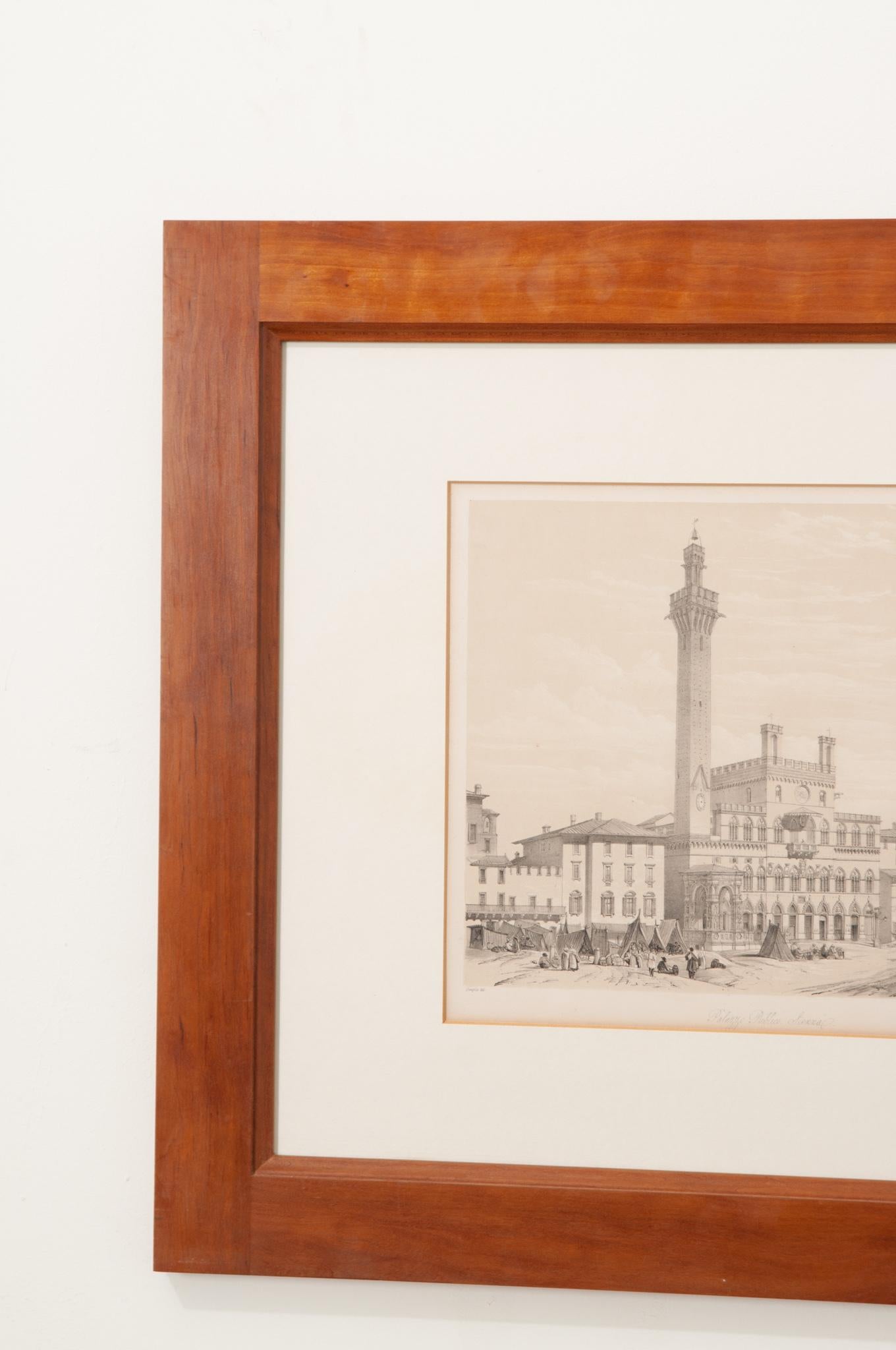 Other Framed Italian Lithograph of Venice For Sale