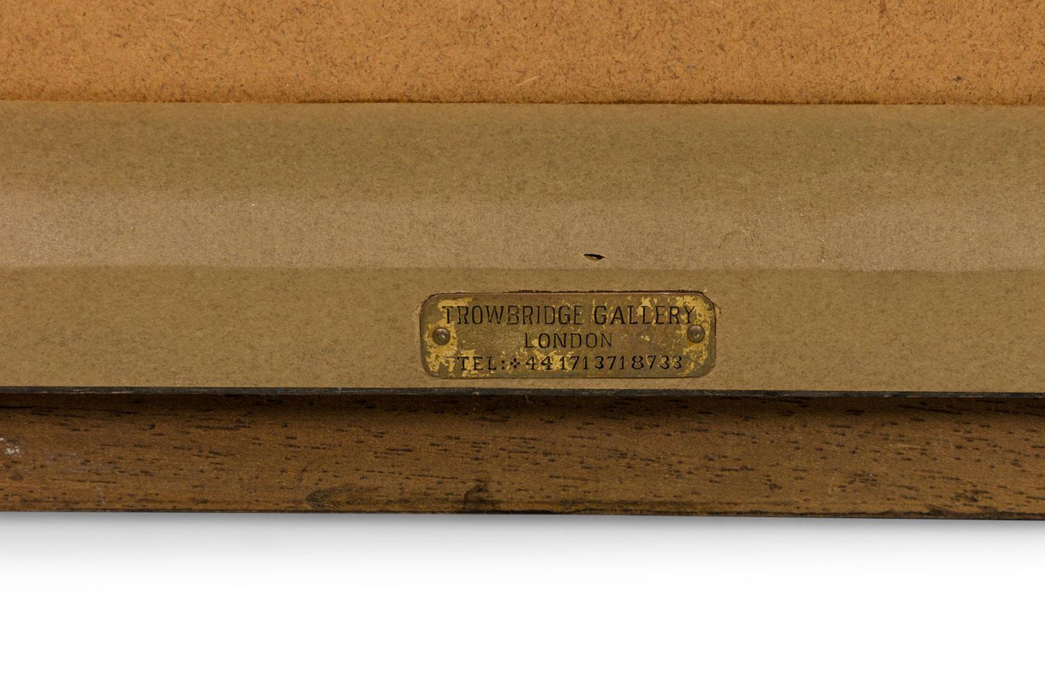 Gerahmte italienische neoklassische Stiche von Sockeln auf einem Bogengang im Angebot 1