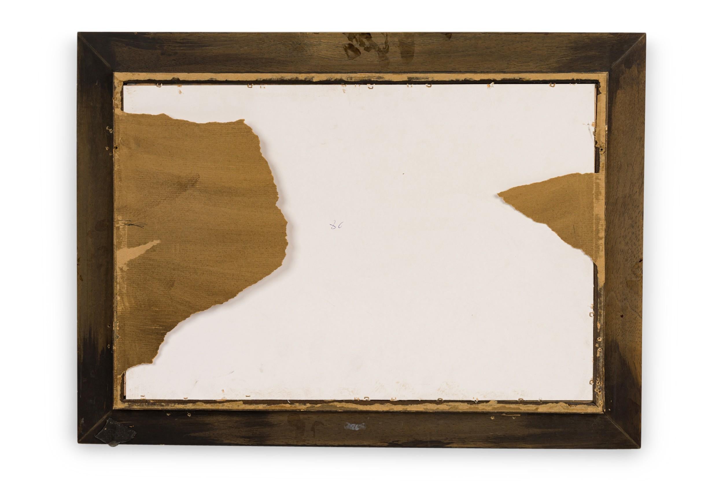 Framed Italian Neo-Classic Lithograph of the Temple of Neptune im Angebot 1