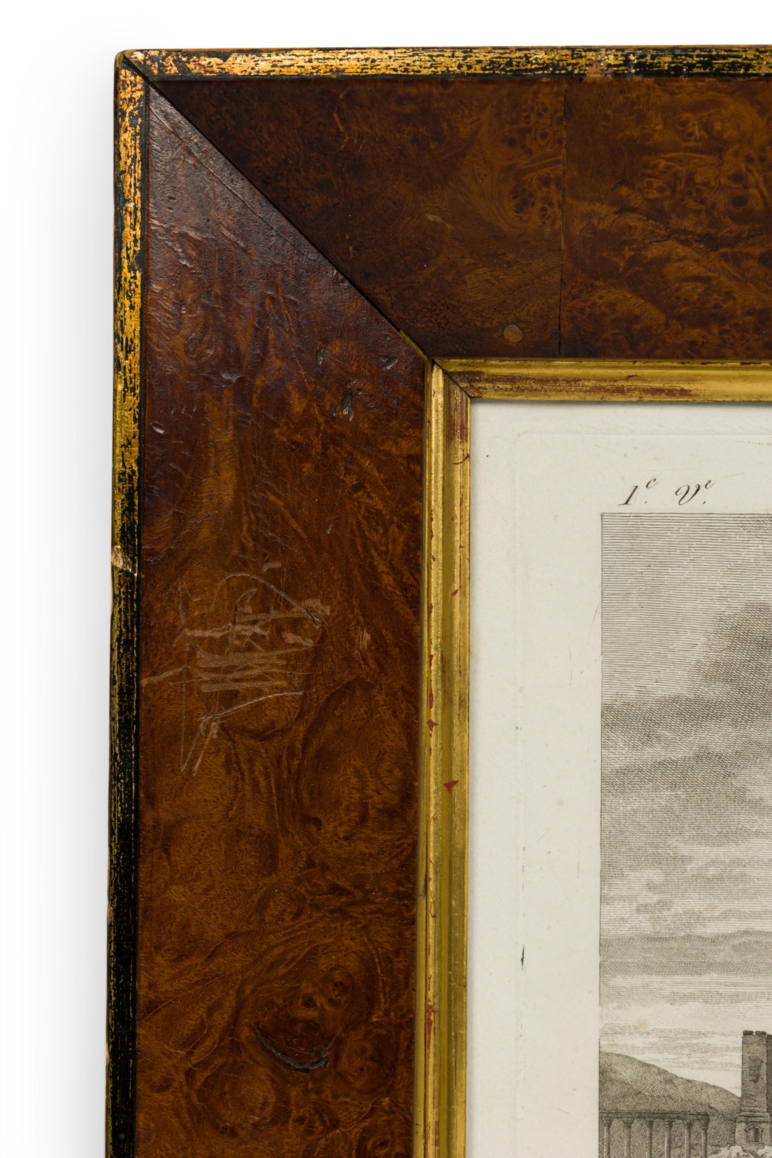 Framed Italian Neo-Classic Lithograph of the Third Triumphal Arch in Palmyra (Neoklassisch) im Angebot