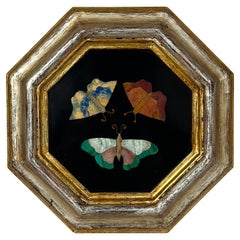 Framed Italian Pietra Dura Butterflies