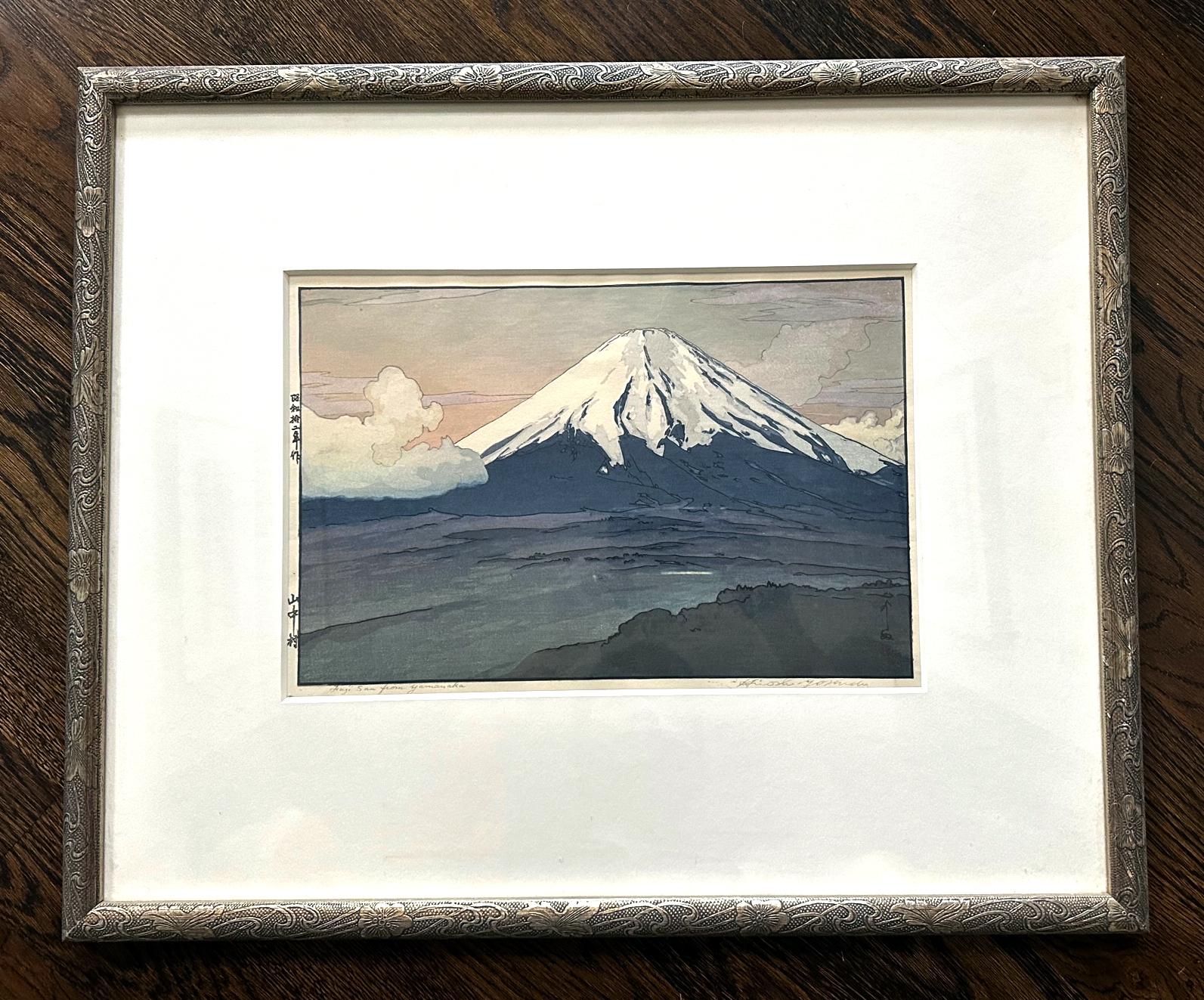 Ein japanischer Farbholzschnitt von Yoshida Hiroshi (1876-1950) mit dem Titel 