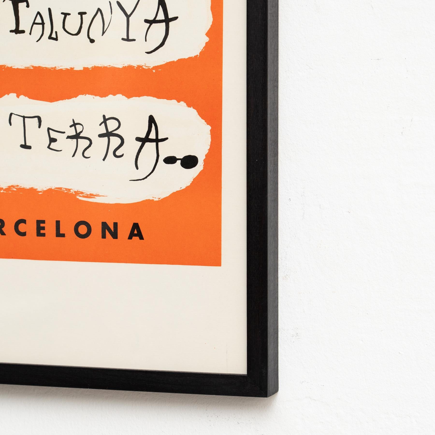 Poster della mostra di Joan Miró 