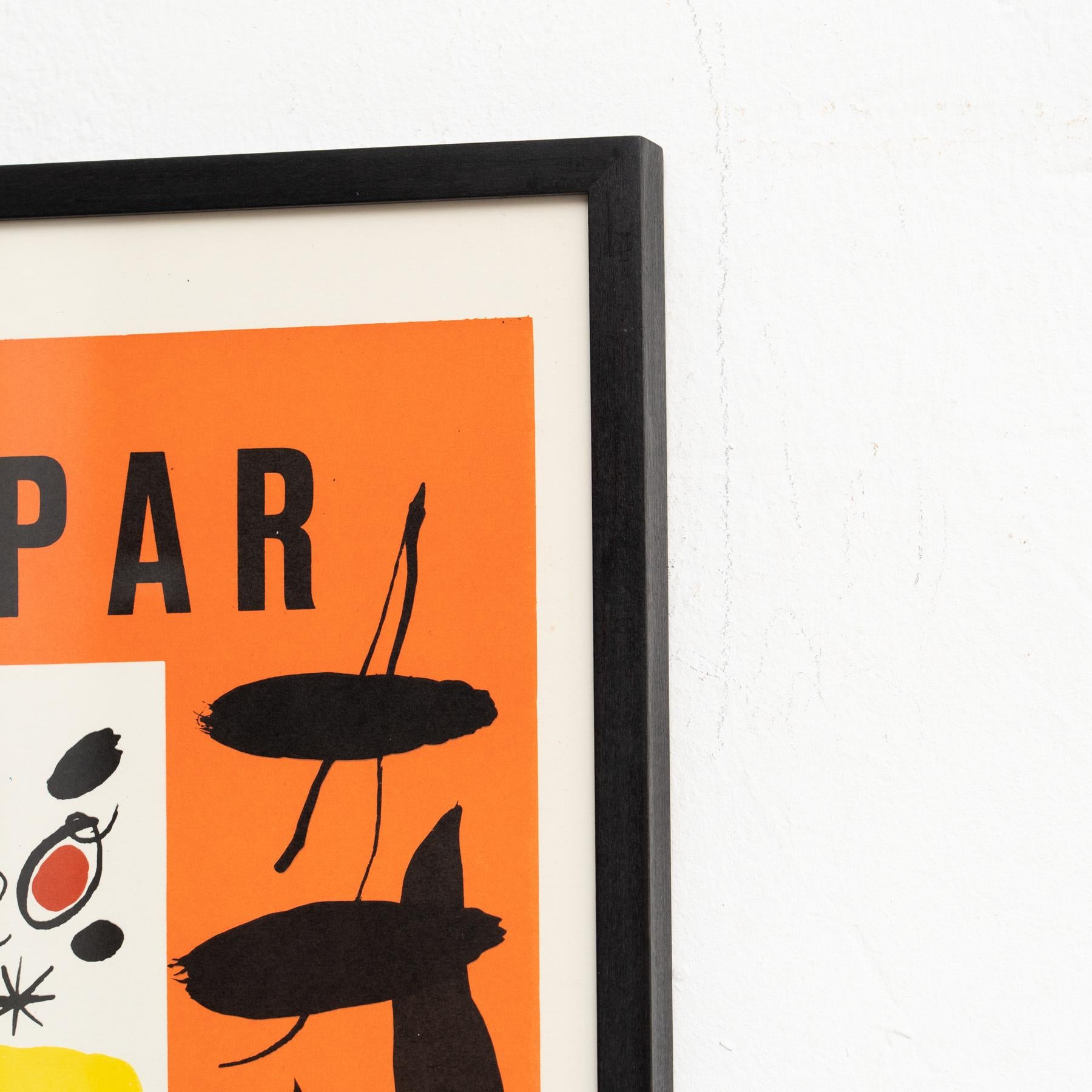 Poster della mostra di Joan Miró 