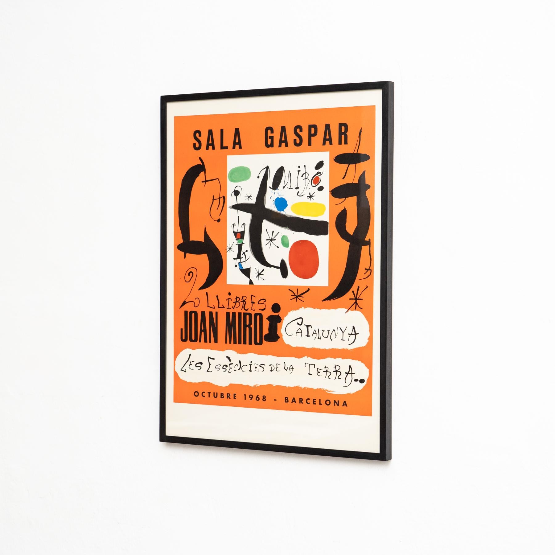 Spagnolo Poster della mostra di Joan Miró 