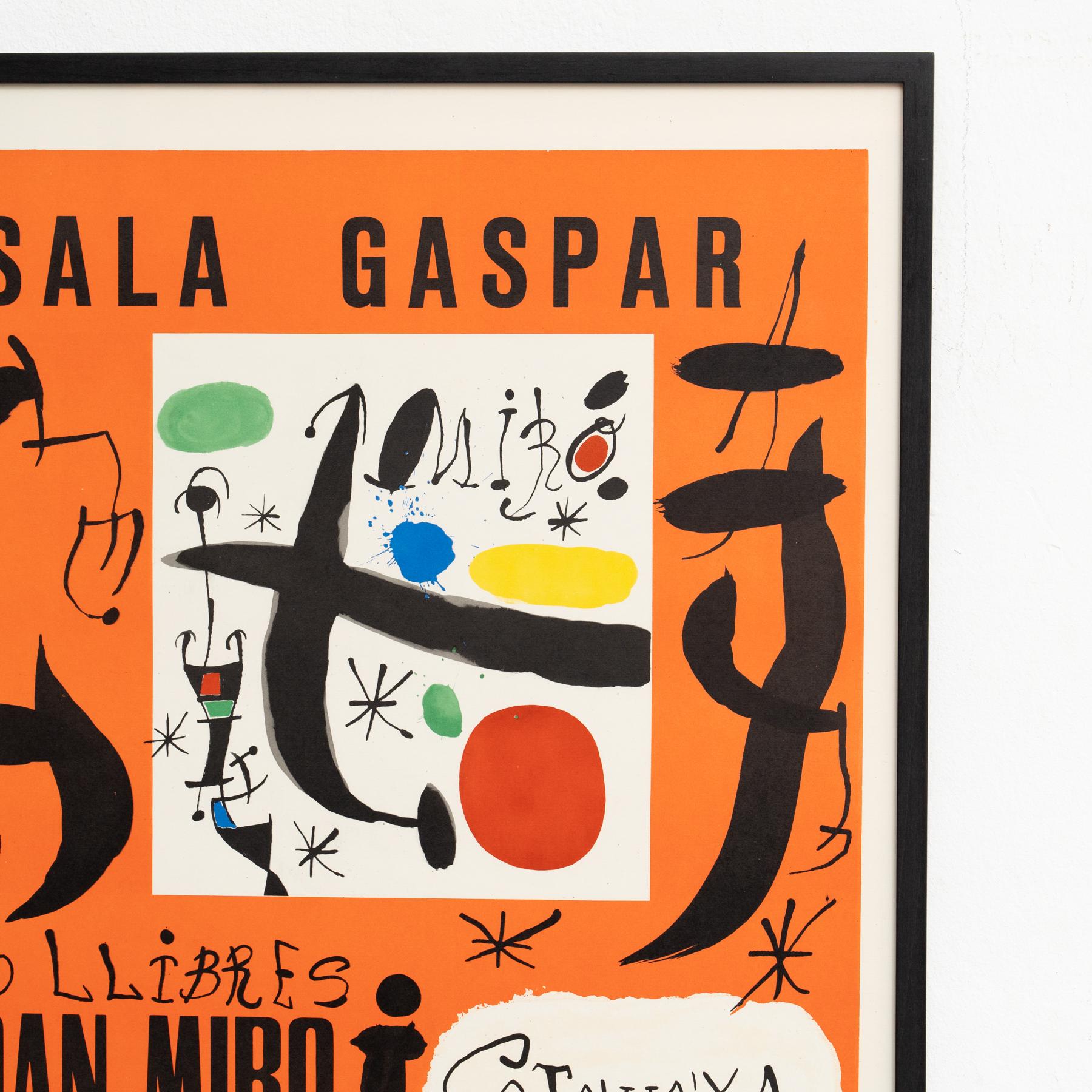 Poster della mostra di Joan Miró 