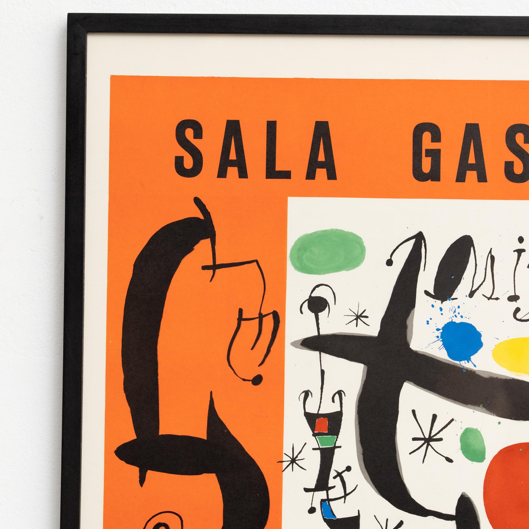 Carta Poster della mostra di Joan Miró 