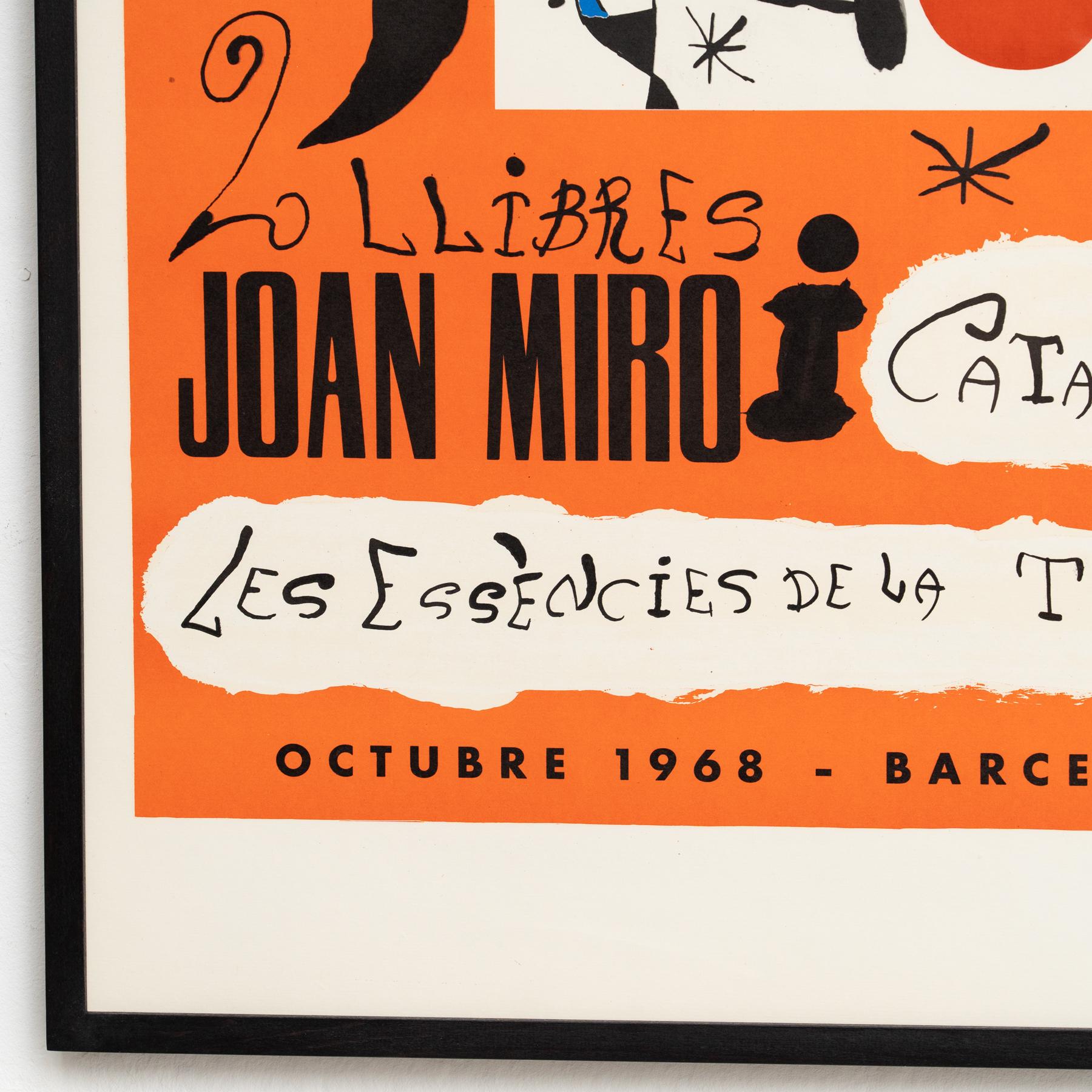 Poster della mostra di Joan Miró 