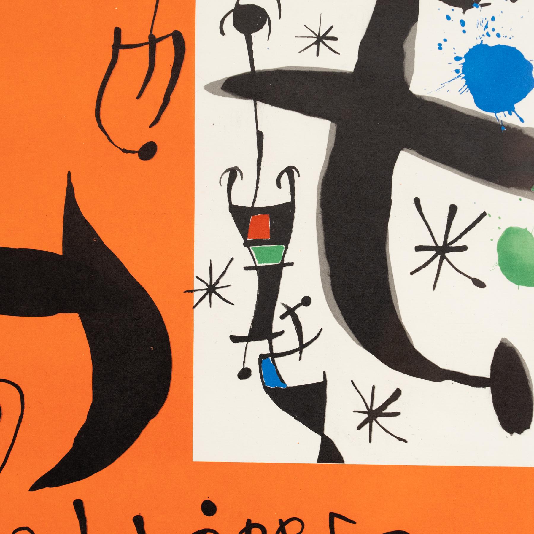 Poster della mostra di Joan Miró 