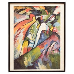 Used  Framed kandinsky Print "Improvisation 7", circa 1990