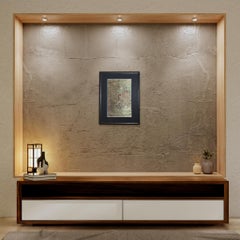 Framed Kimono Art "The Grateful Crane" by Kimono-Couture, Japanese Wall Art