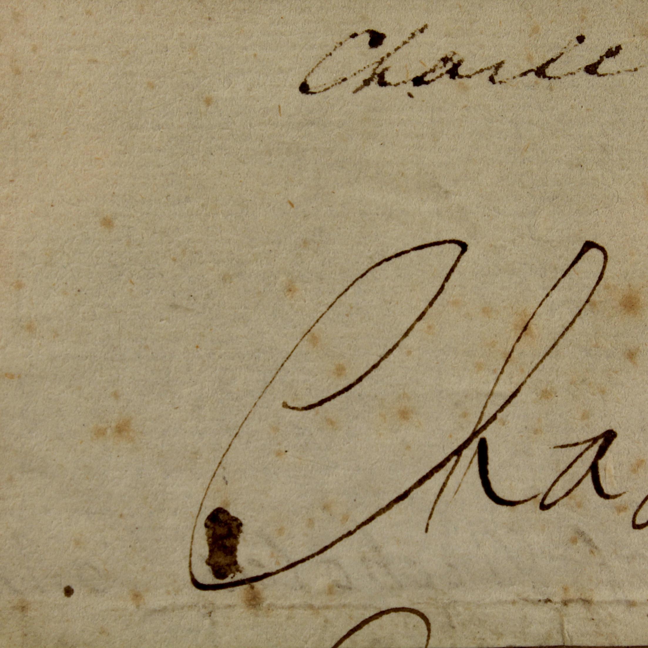 charles iii signature