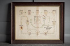 Vintage Framed Kings and Queen Print