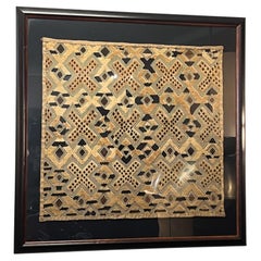 Framed Kuba Weaving, Democratic Republic of Congo, 1950s