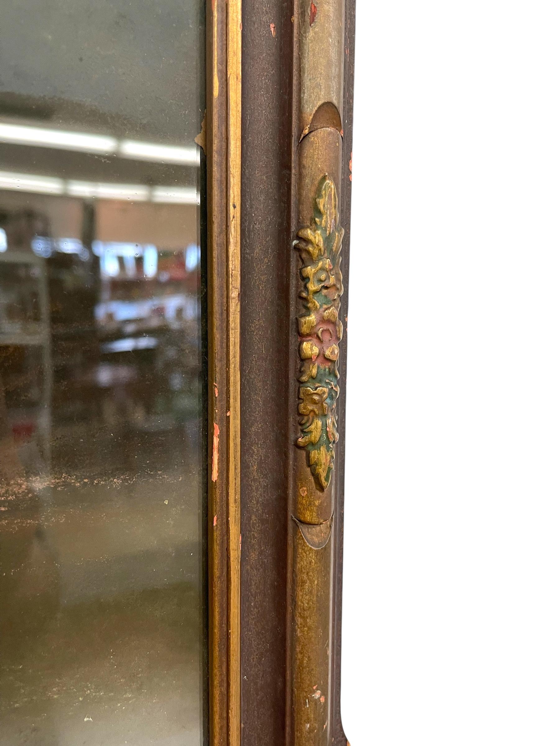 Gerahmtes Landschaftsgemälde mit Windmühle und mondbeschienener Landschaft im Angebot 1