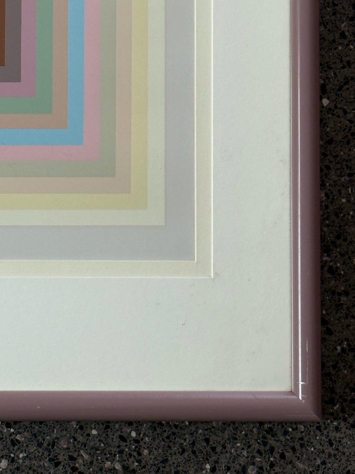 Gerahmtes großes OP-Kunstwerk (Leinwand) im Angebot