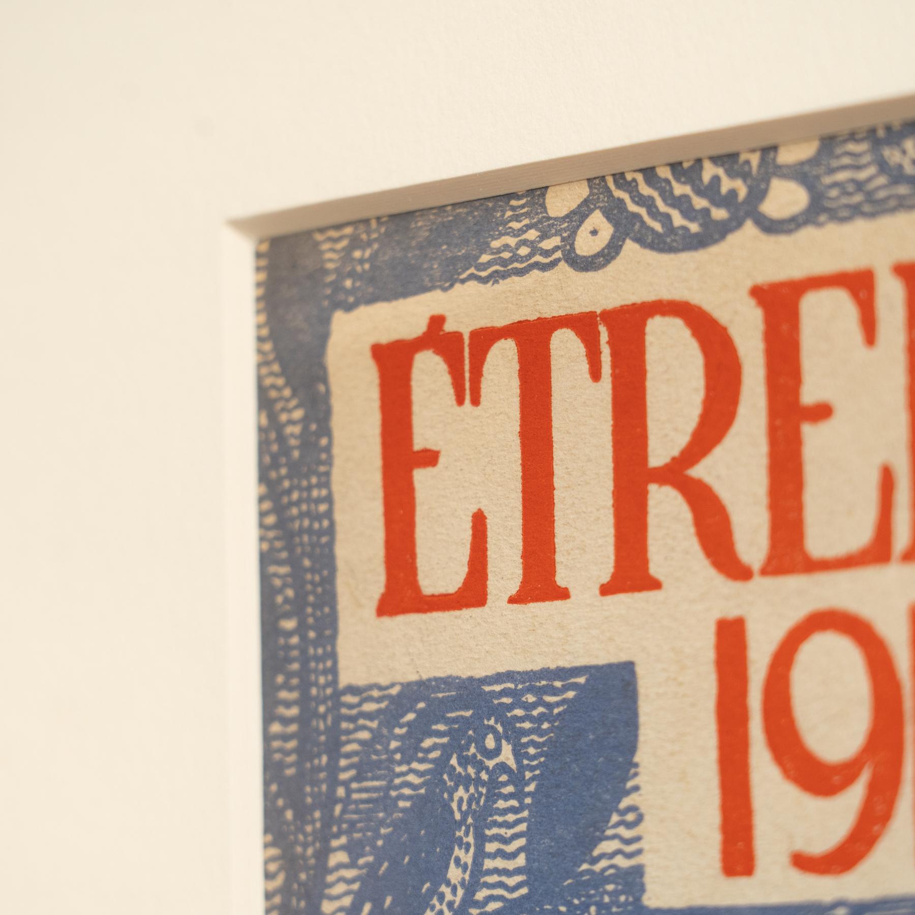 Gerahmtes Larousse-Kunstwerk, um 1930 im Angebot 5