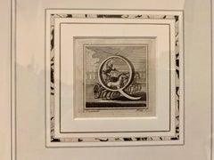 The Letter "Q" an Engraving by L. Vanvitelli,  1771