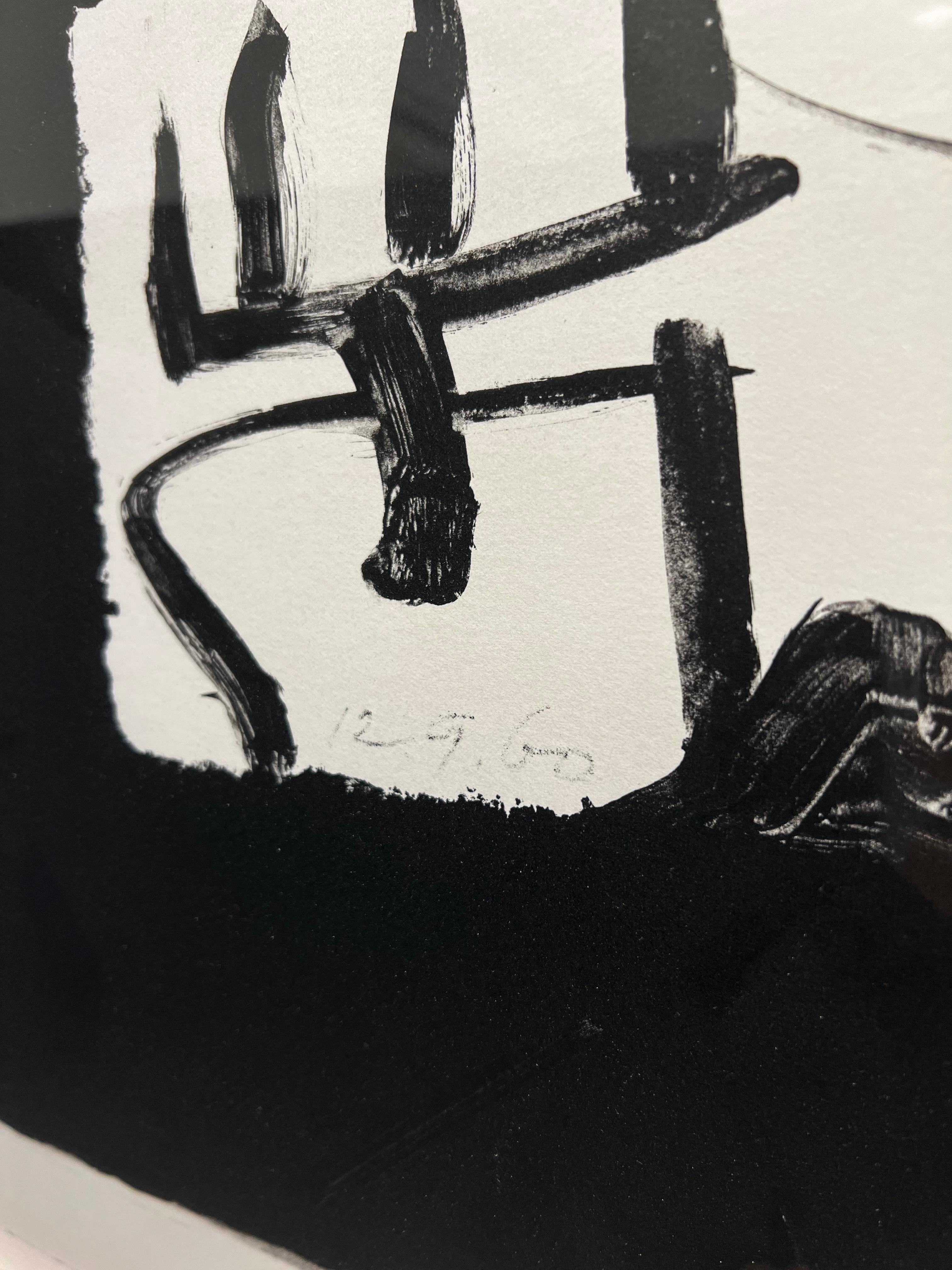 Litografía enmarcada de Adja Yunkers en venta 2