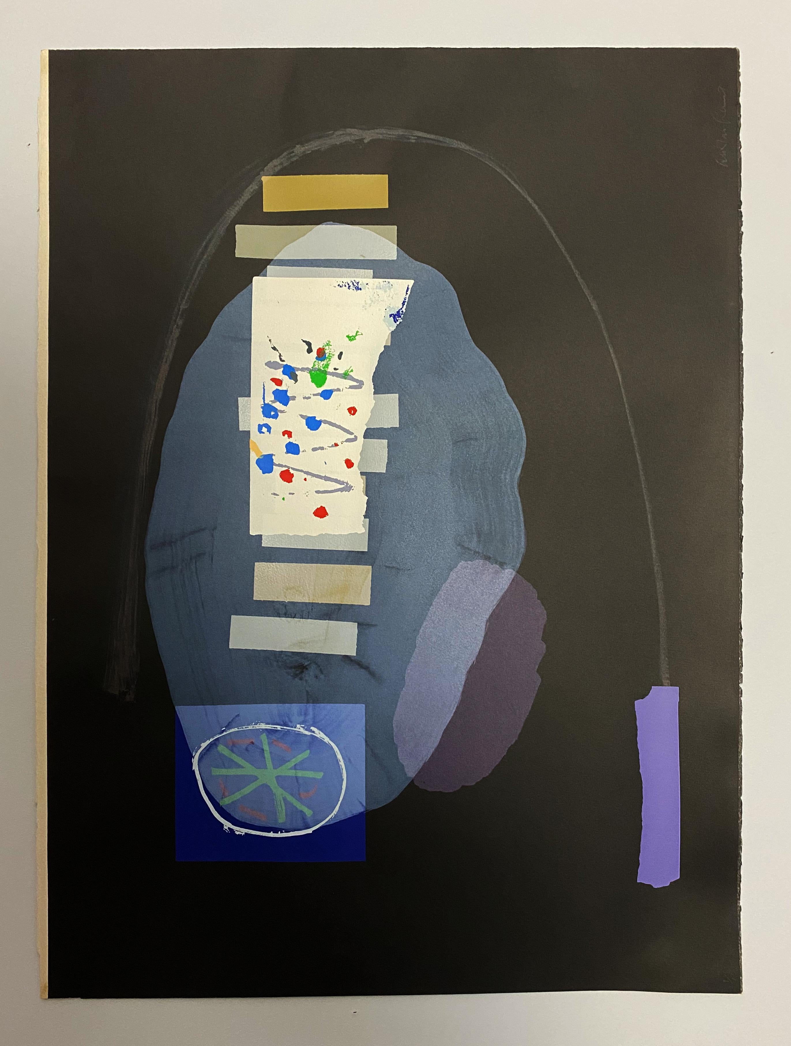 Gerahmte Lithografie des britischen Künstlers und Grafikers Alistair Grant (1925-1997) aus der Mitte des 20. 

Abmessungen (cm, ca.): 
Höhe: 76
Breite: 55.