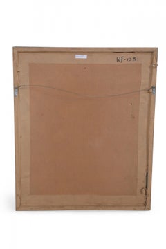 Framed Lithograph of Two Brown and Gray Tropical Fish
