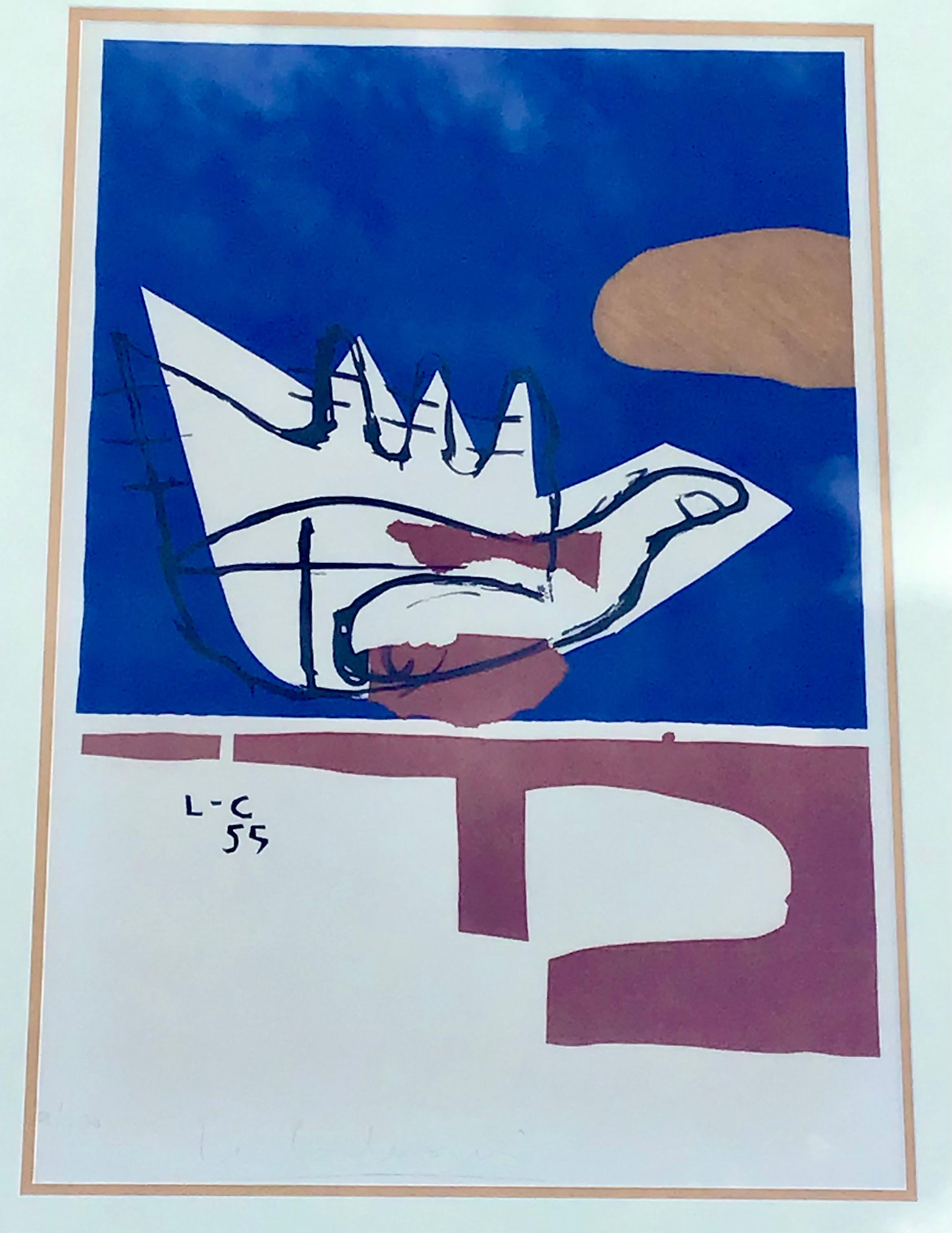 Litografia incorniciata 