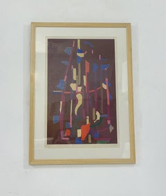 Framed Lithography by André Lanskoy, 1970s - Signed