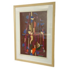 Framed Lithography by André Lanskoy, 1970s - Signed