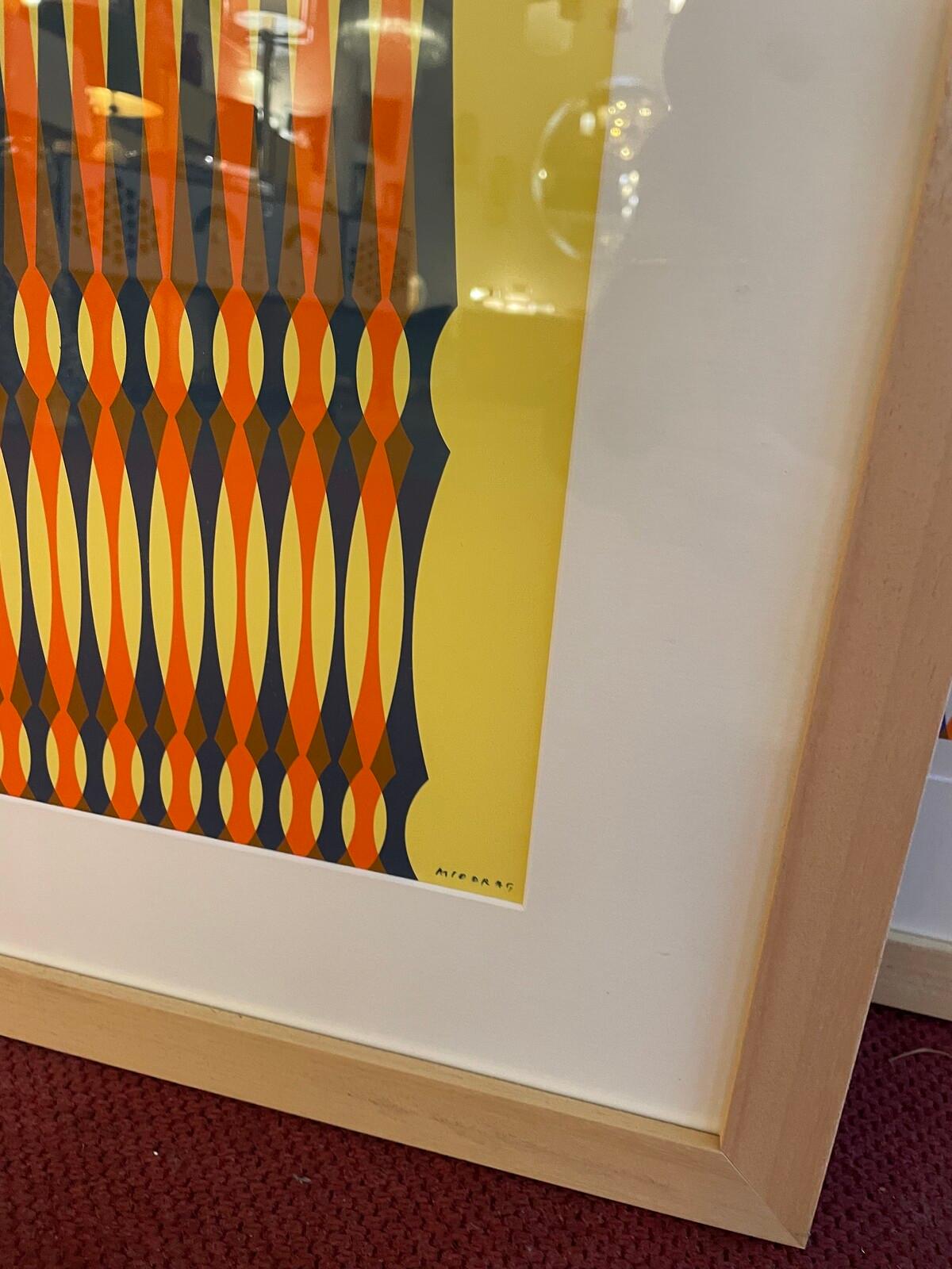Modern Framed Lithography by Miodrag