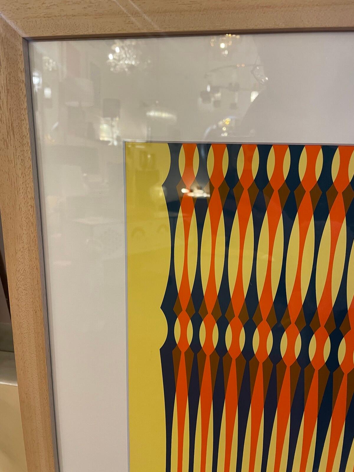 Late 20th Century Framed Lithography by Miodrag