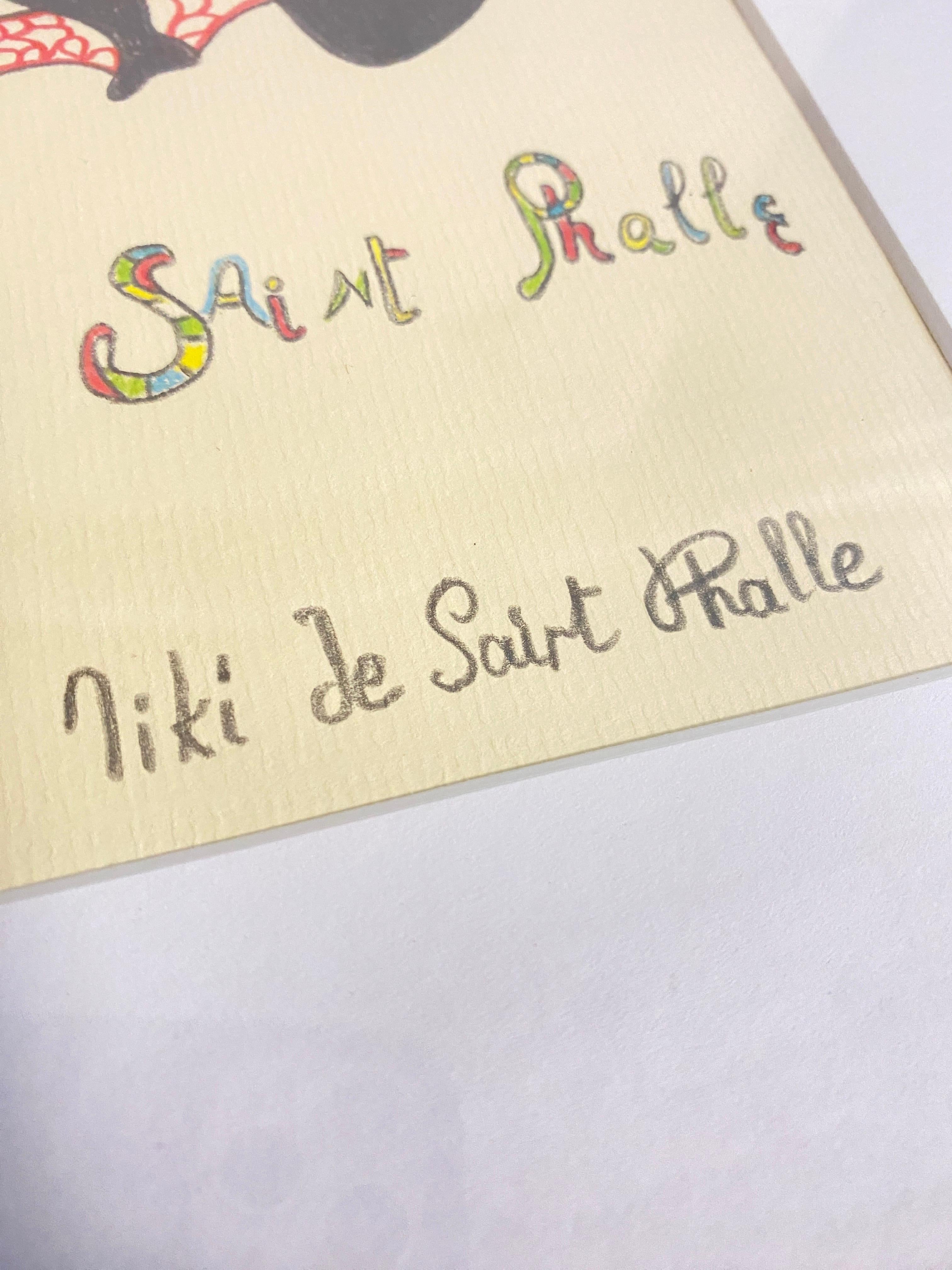 Lithographie encadrée de Niki de Saint Phalle, 1972, signée par l'artiste en vente 4