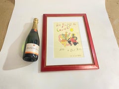Framed Lithography " by Niki de Saint Phalle, 1972 Handsigned by the Artist