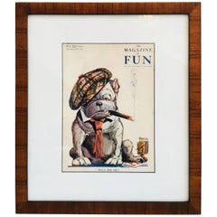 Vintage Framed Magazine of Fun Cover