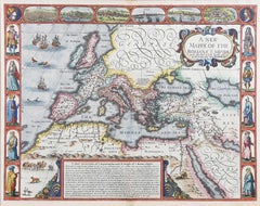 Framed Map of Roman Empire