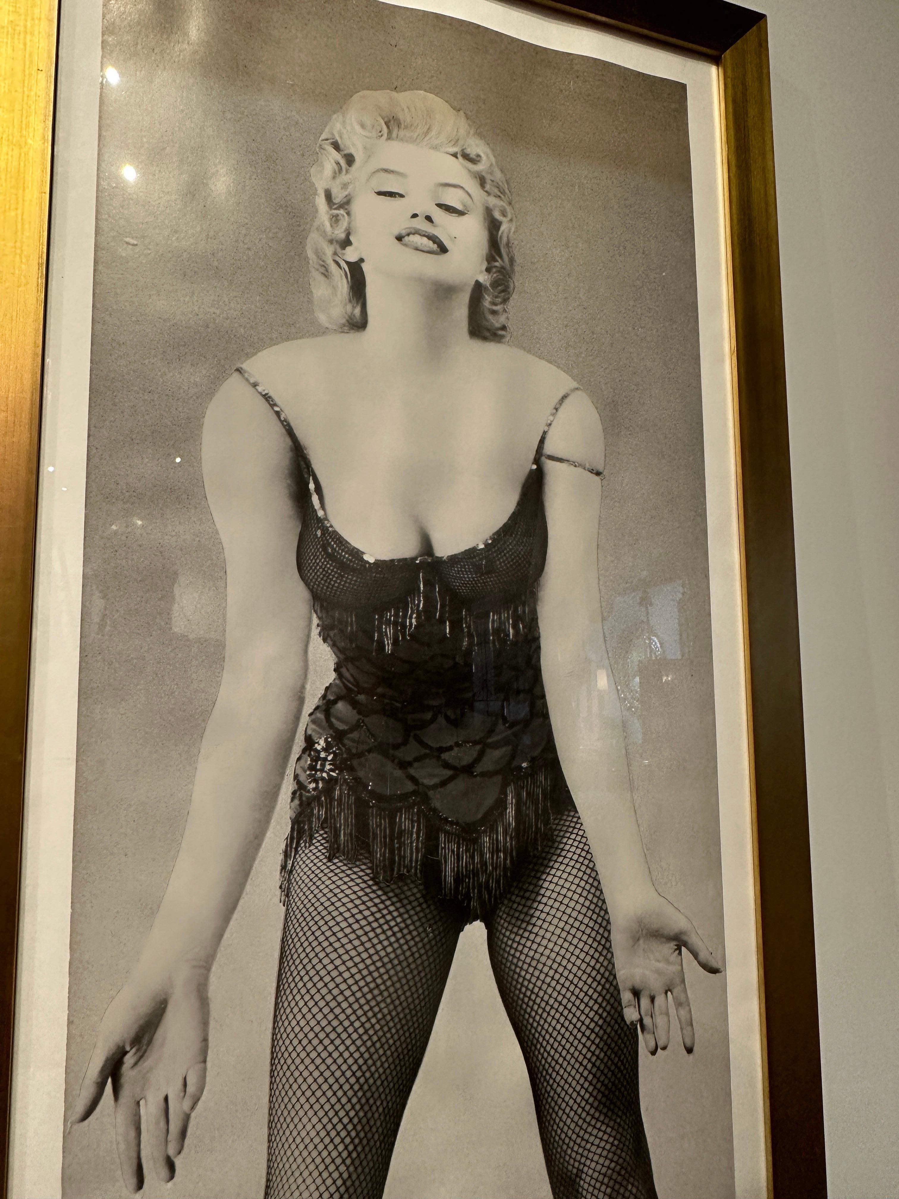 Papier Lithographie de Marilyn Monroe encadrée, 1976 en vente