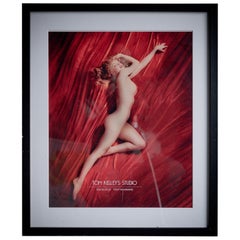 Framed Marilyn Print By Tom Kelley
