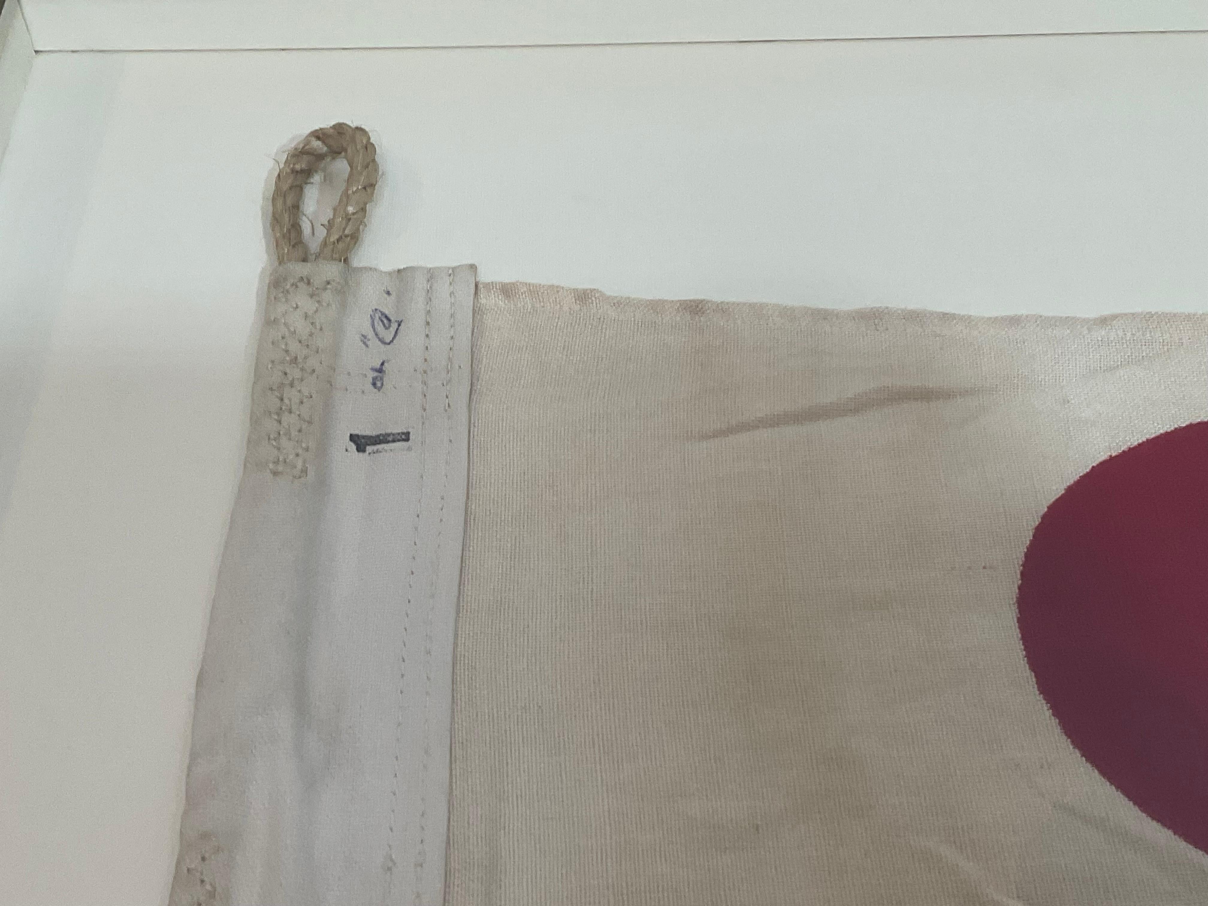 Bandera de señales marítimas número 1 enmarcada Algodón en venta
